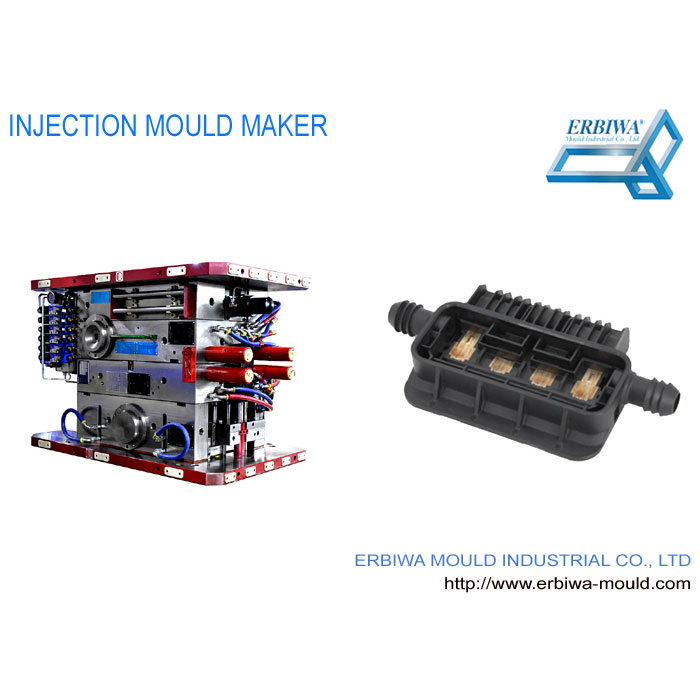 Connector Mold Parts With Metal Overmoulding